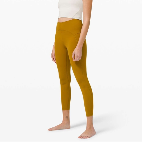 Lululemon Unlimit High Rise Tight in Gold Spice